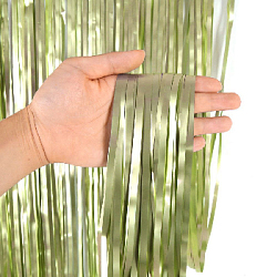 Занавес дождик 1 х 3 м, металлик матовый, Фисташковый