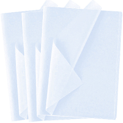 Бумага тишью белая холодная 76 х 50 см, 500 листов 17-19 г/м